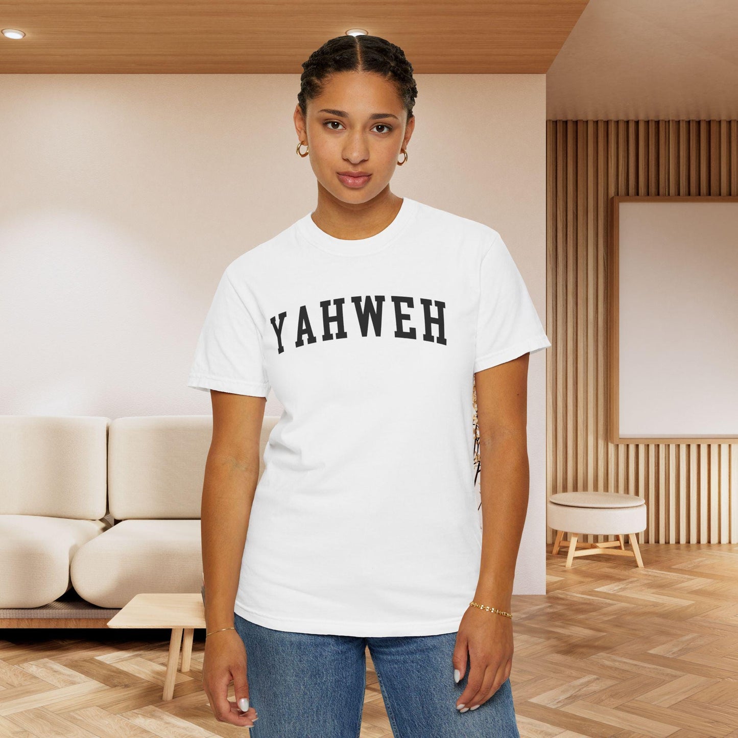 Comfort Colors Yahweh shirt, Christian religious shirt, Yeshua tshirt, faith tshirt, God is good, bible verse encouraging motivating shirt