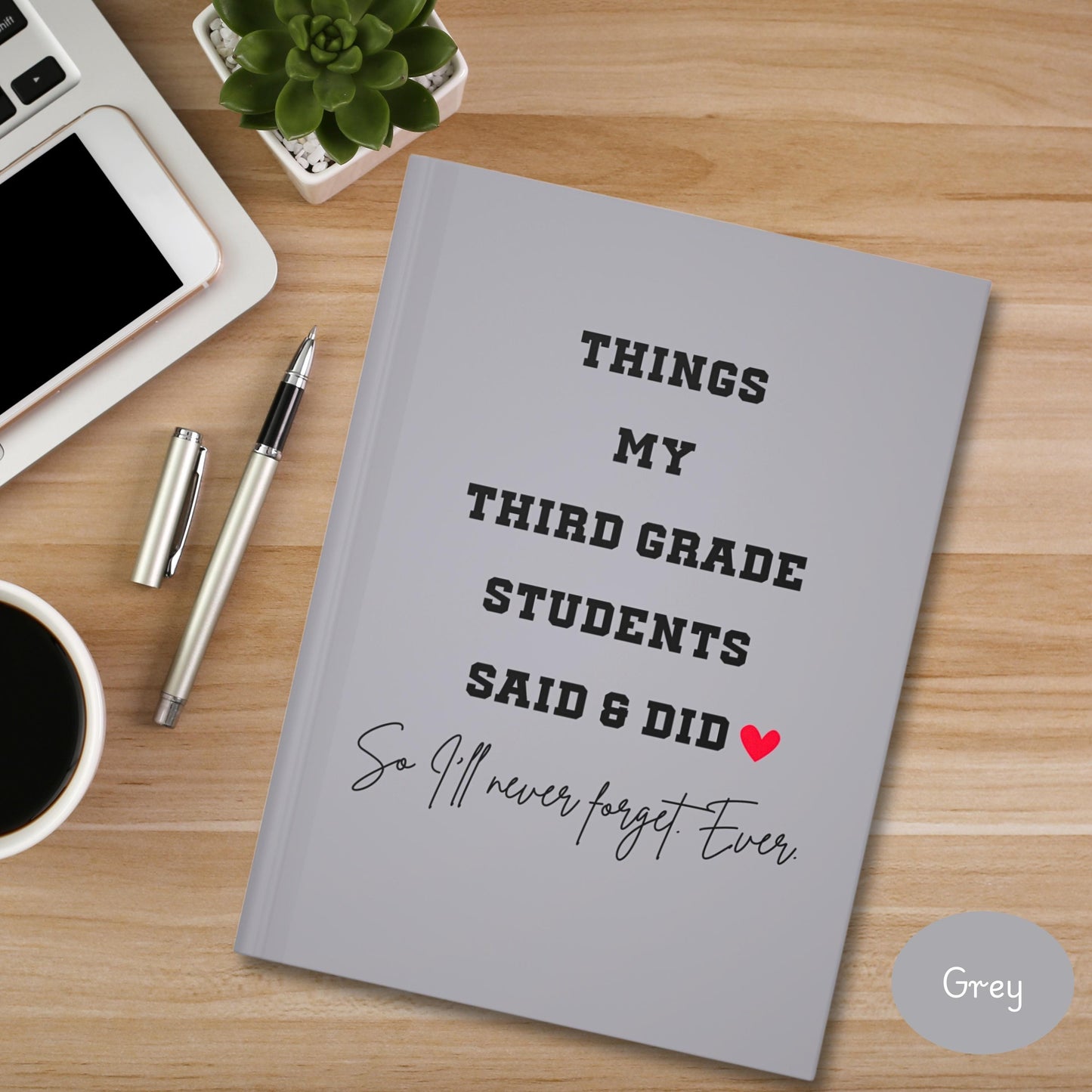 Third Grade Teacher Journal, Thank You Gift for Elementary Teacher, Funny End of Year Teacher Appreciation, Elementary School teacher gift