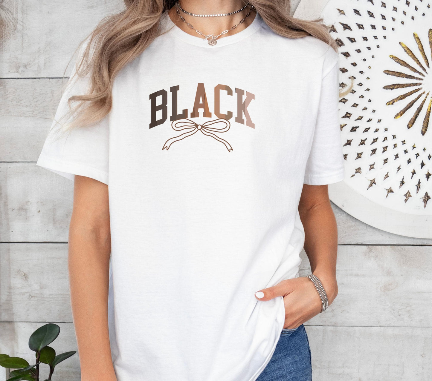 Coquette black woman shirt, Black History tshirt, melanated black girl shirt with bow, melanin black lives shirt, black girl shirt,