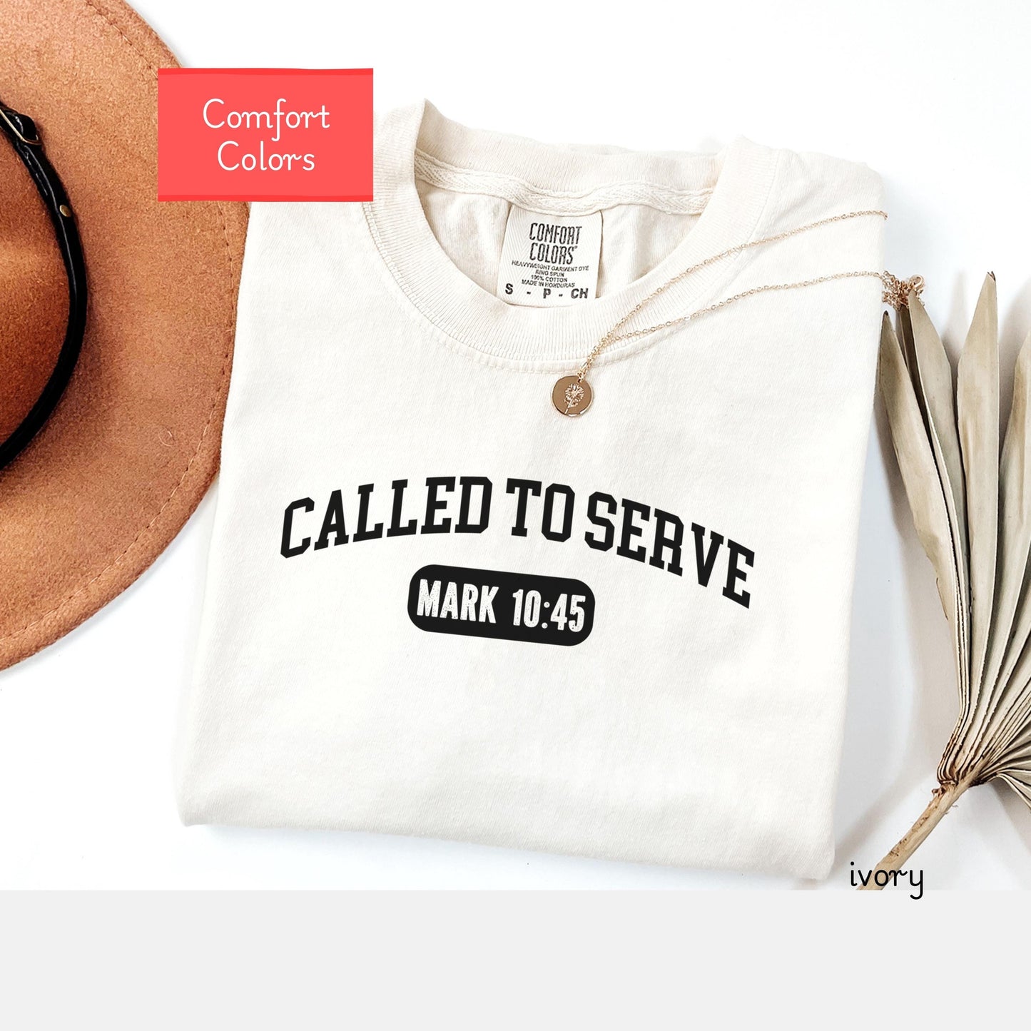 Comfort Colors Christian shirt, faith based tshirt, Called to serve shirt, bible verse shirt, Christian religious gift, encouraging shirt