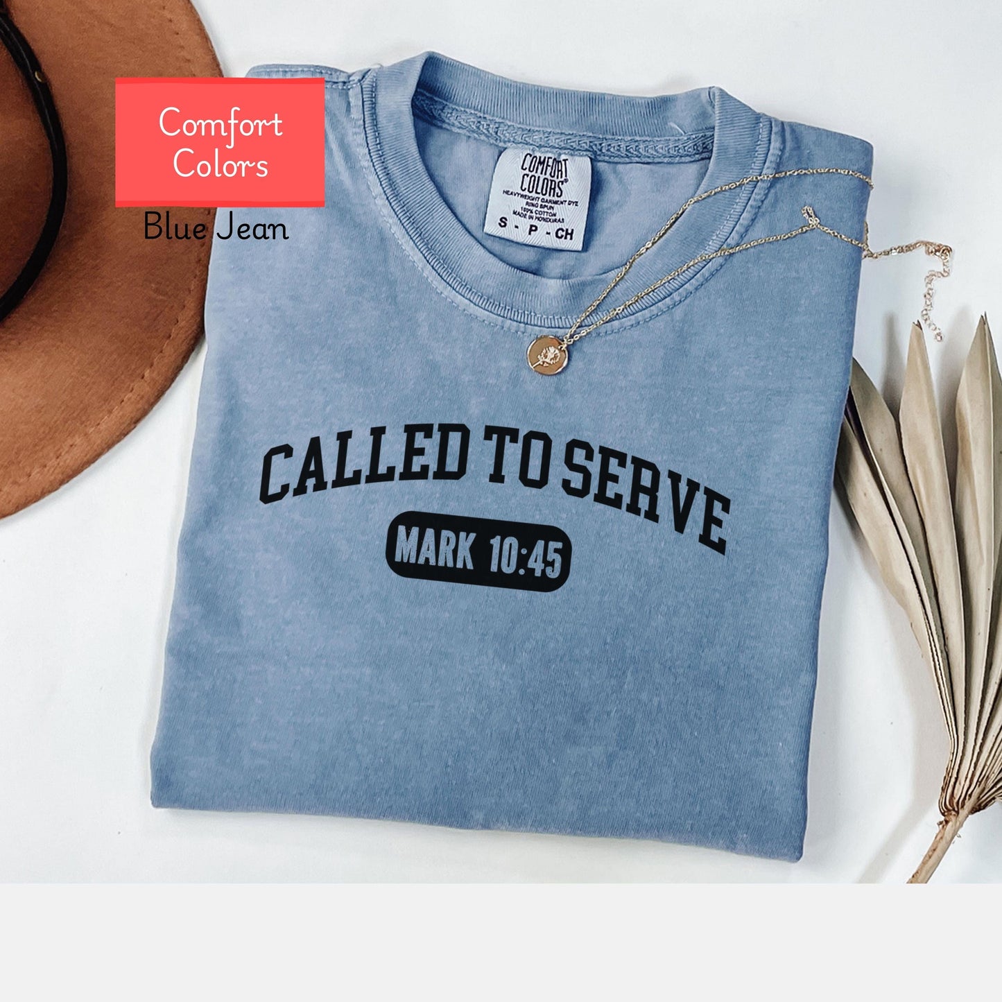Comfort Colors Christian shirt, faith based tshirt, Called to serve shirt, bible verse shirt, Christian religious gift, encouraging shirt