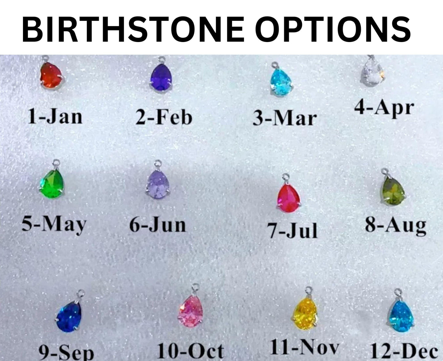 Custom minimalist birthstone necklace, personalized name necklace with birthstone, mothers day gift for mom custom, birth month necklace