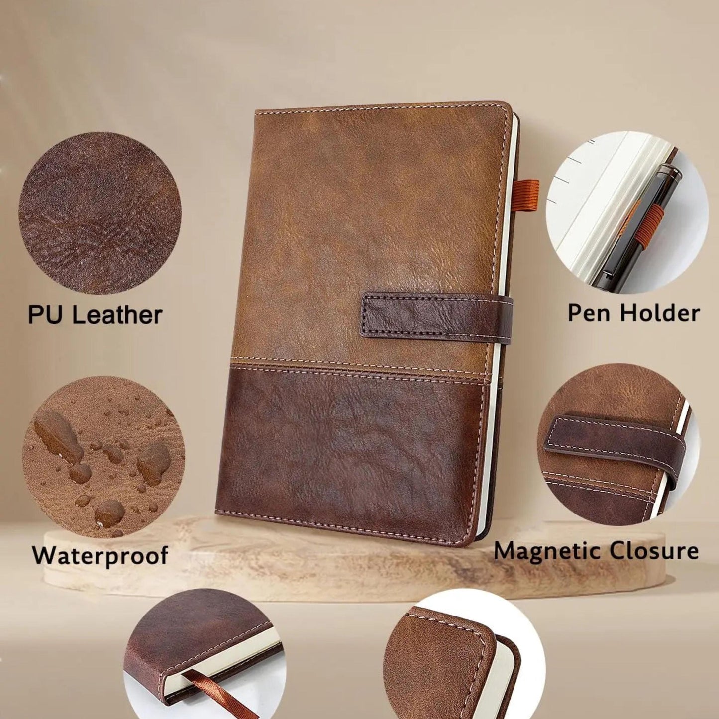 Custom Leather Journal for Husband, Letters to my Husband Journal, Personalized Leather Notebook for Him, Fathers Day Gift for Dad from Wife