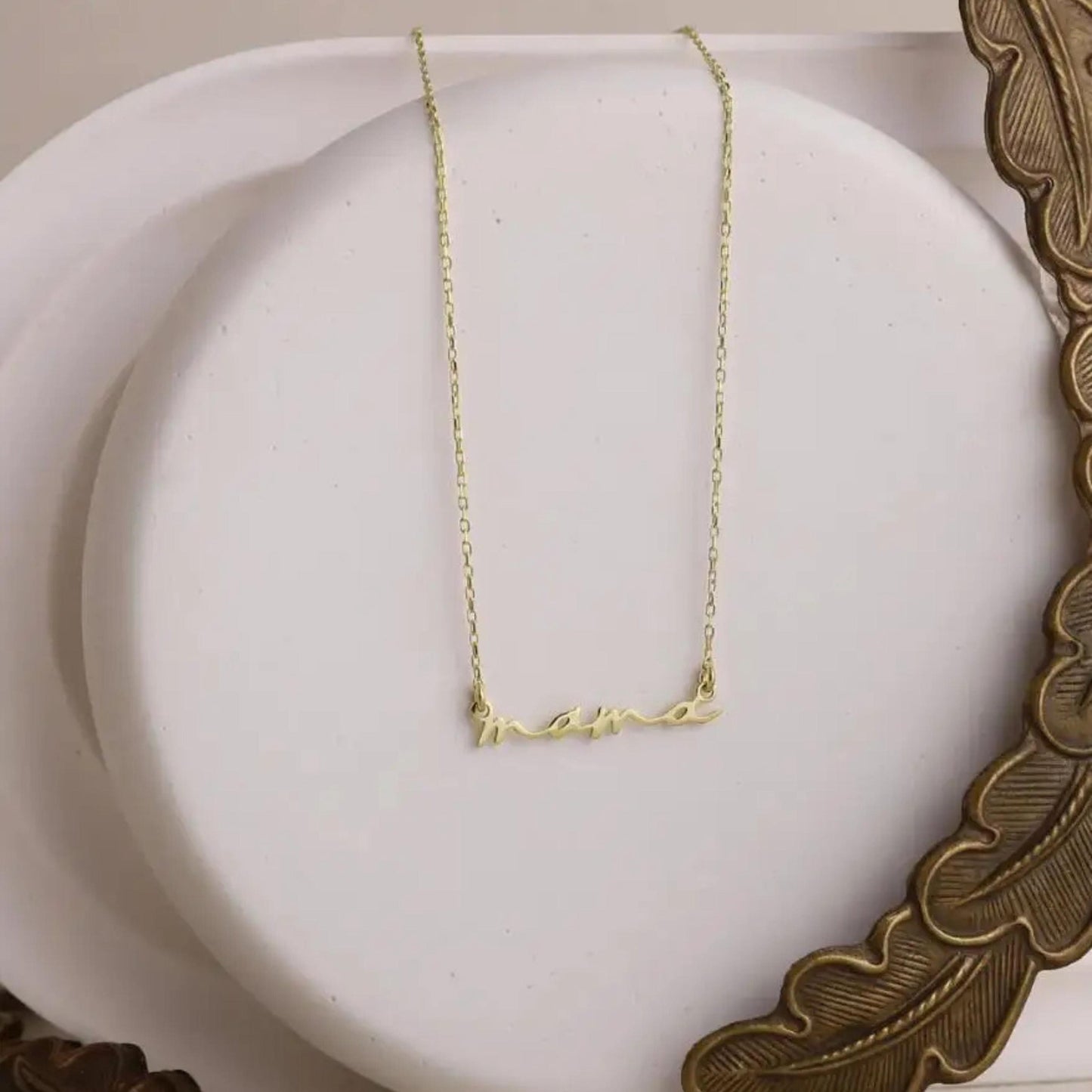 Mama necklace with personalized jewelry box, pendant gift for mom, necklace for mom, birthday gift for mom, bonus mom necklace