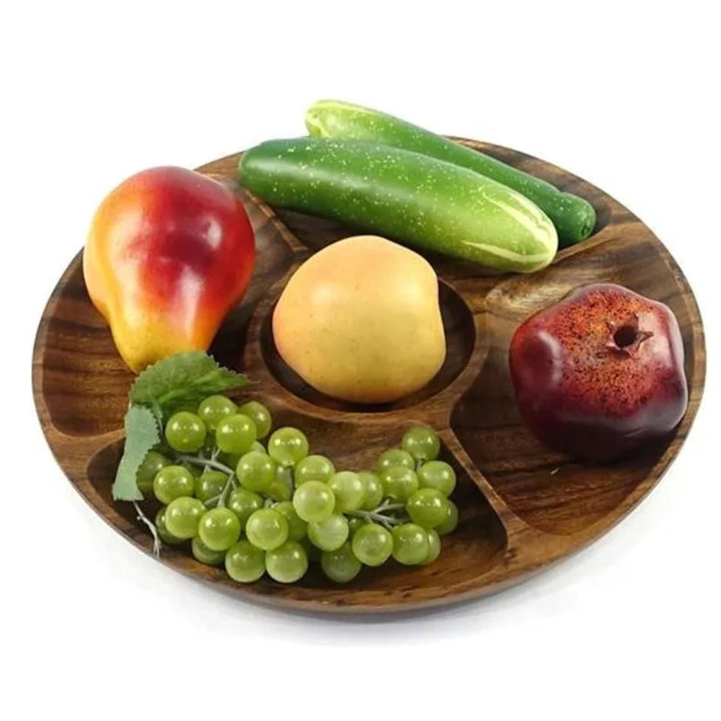 Personalized Rotating Lazy Susan Serving Tray, Custom Acacia Wood Dessert Organizer, Appetizer Platter, Chips and Dip Hosting Gift New Home