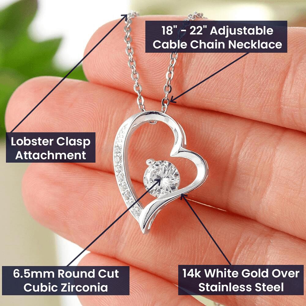Wife Necklace Gift with luxury box, To My Wife Necklace, Birthday gift for wife, Appreciation jewelry wife, Valentines Gift, Mothers Day