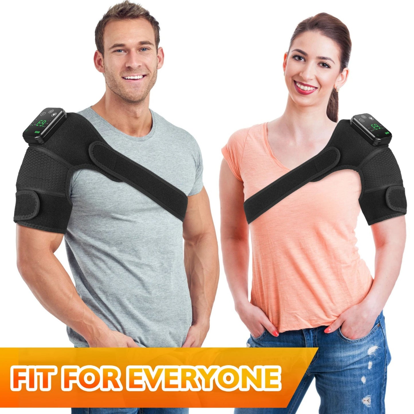 2-in-1 Electric Shoulder & Knee Heated Brace for Pain Relief