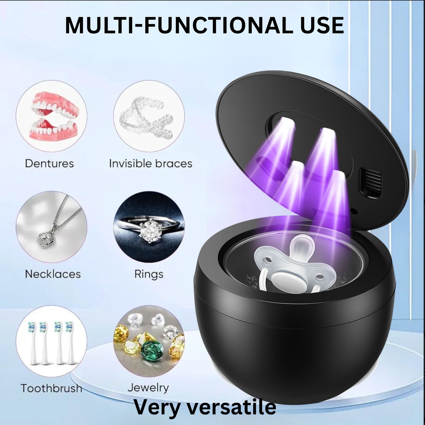 Baby Pacifier Cleaner with UV light