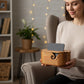 Personalized Yarn Bowl with Phone Holder, Wooden Crochet & Knitting Yarn Holder, Gift for Yarn Lovers, Crochet Accessories, Yarn Organizer