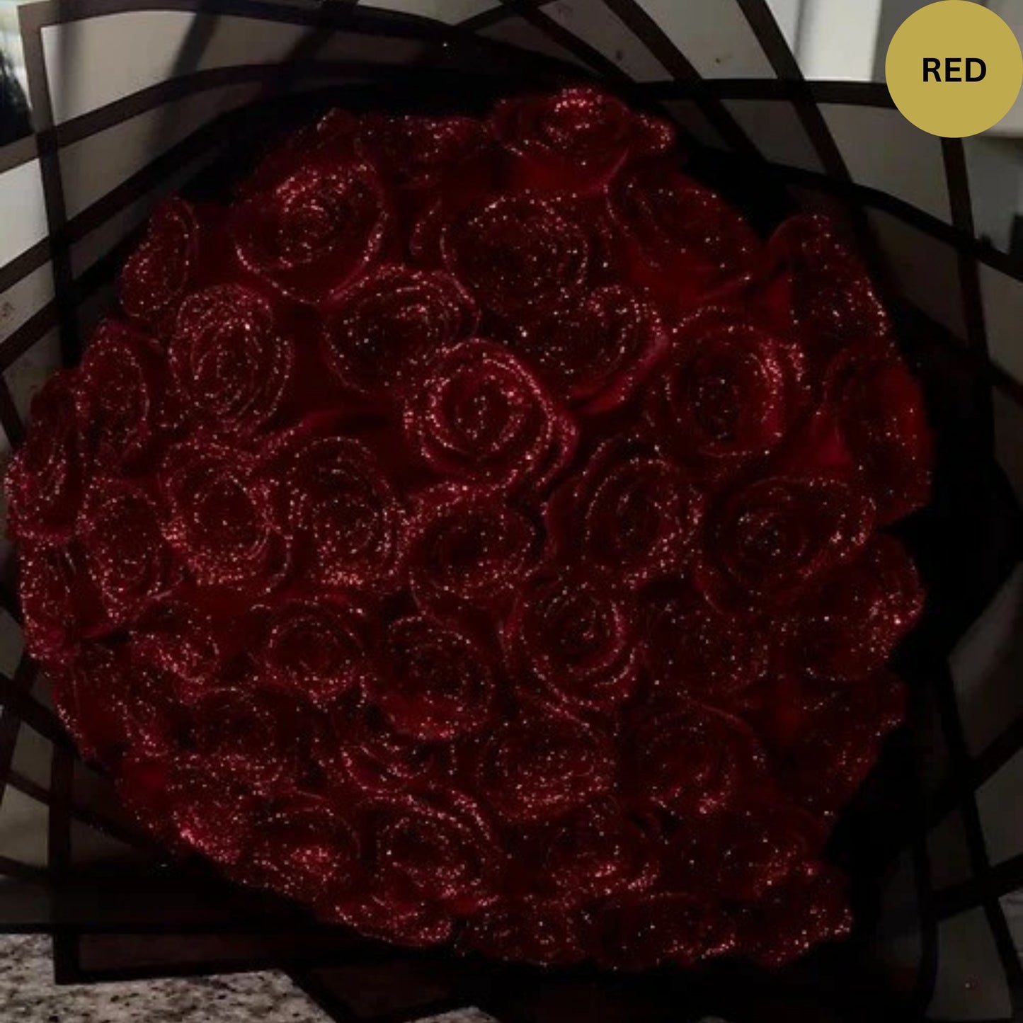 Glitter Rose Bouquet
