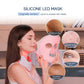 LED Face Mask for Anti-Aging, Skin Firming & Radiant Glow at Home, LED Red Light Therapy Mask for Face & Neck