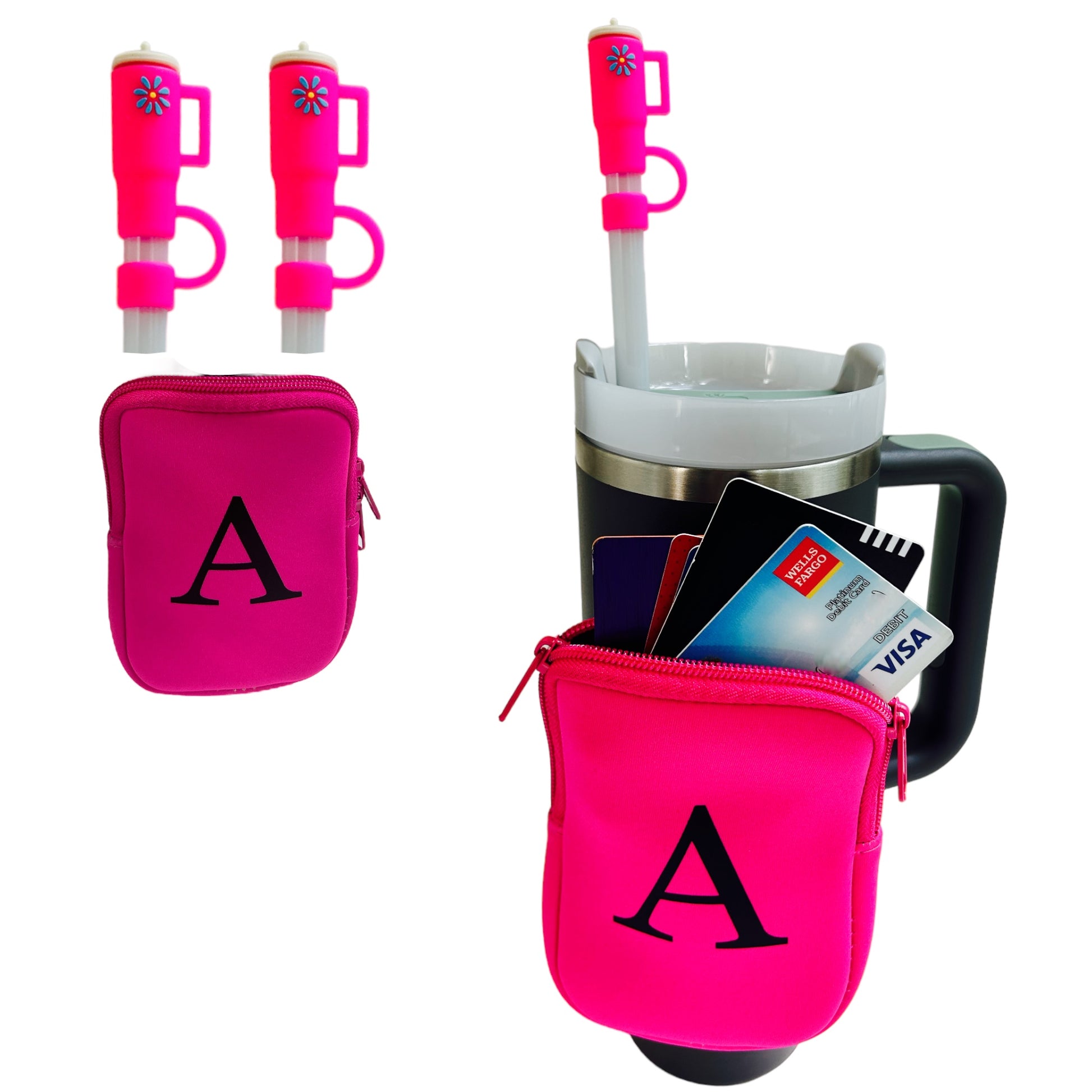 Stanley Cup Pouch Stanley Accessories Tumbler Fanny Pack Stanley Cup Bag Stanley  Pouch With Letter Water Bottle Pouch Personalized Gift 
