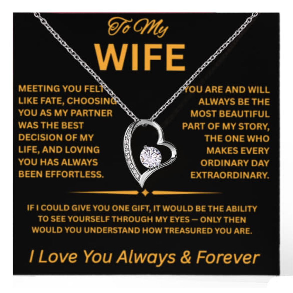 Preserved Real Red Rose Gift for Wife, Necklace for wife