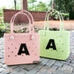 A- Decorative Letter Charm compatible with Bogg Bag & Simply Southern Tote Bag
