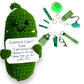 Emotional Support Pickle Safety Keychain Set for Women