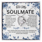 To My Soulmate Necklace, Gift for Wife