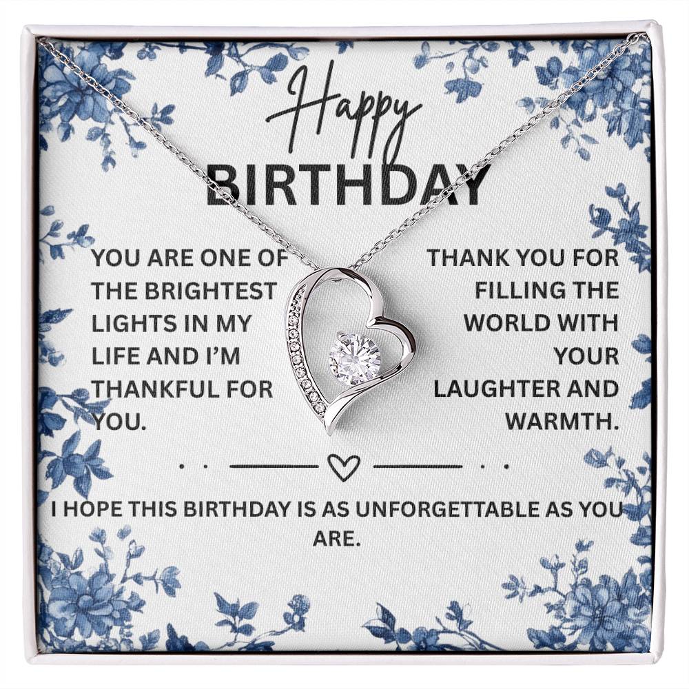 Happy Birthday Necklace Gift for Her, Women Necklaces