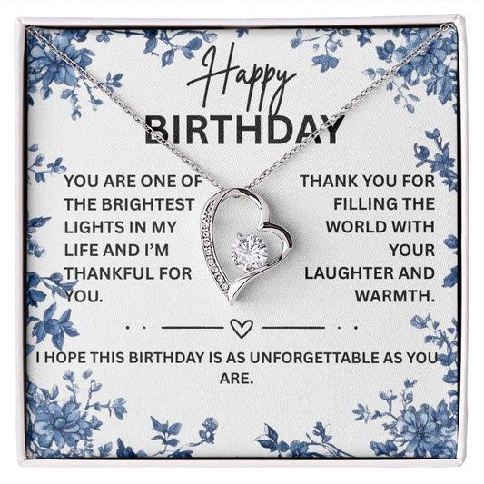 Happy Birthday Necklace Gift for Her, Women Necklaces