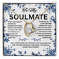 To My Soulmate Necklace, Gift for Wife