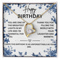 Happy Birthday Necklace Gift for Her, Women Necklaces