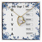Custom God Says I am Necklace with Bible Verse, Christian Gifts, Necklace with Personalized Name
