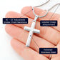 Son Necklace from Mom- Cross Necklace for Men