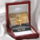 Son Cross Necklace from Dad- "Never Forget" Necklace