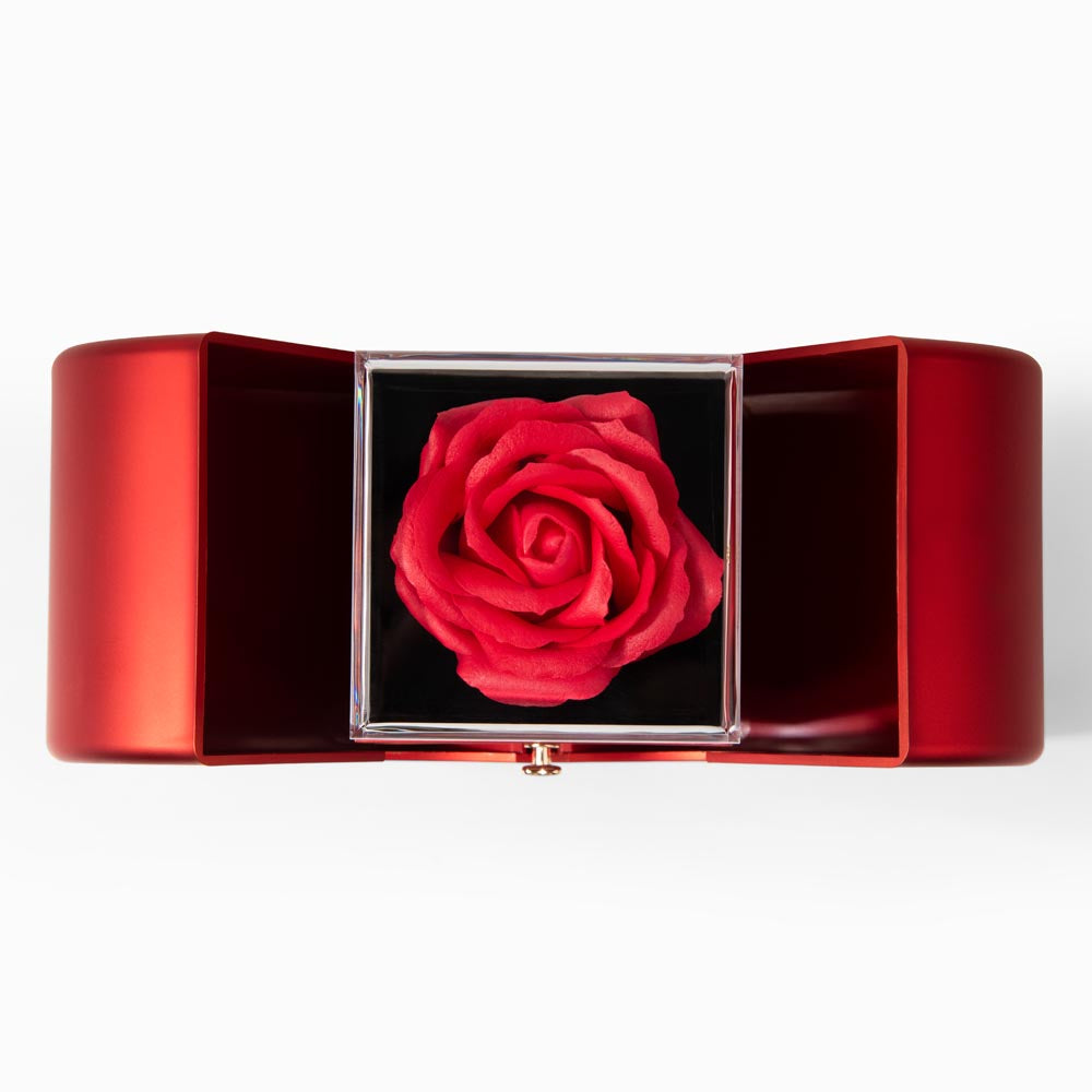 Preserved Real Red Rose Gift for Wife, Necklace for wife