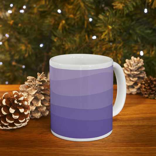 Modern Classy Lavender Gradient Mug Gift for Birthday, Anniversary, House warming, Mother's Day, Graduation for Her/Him