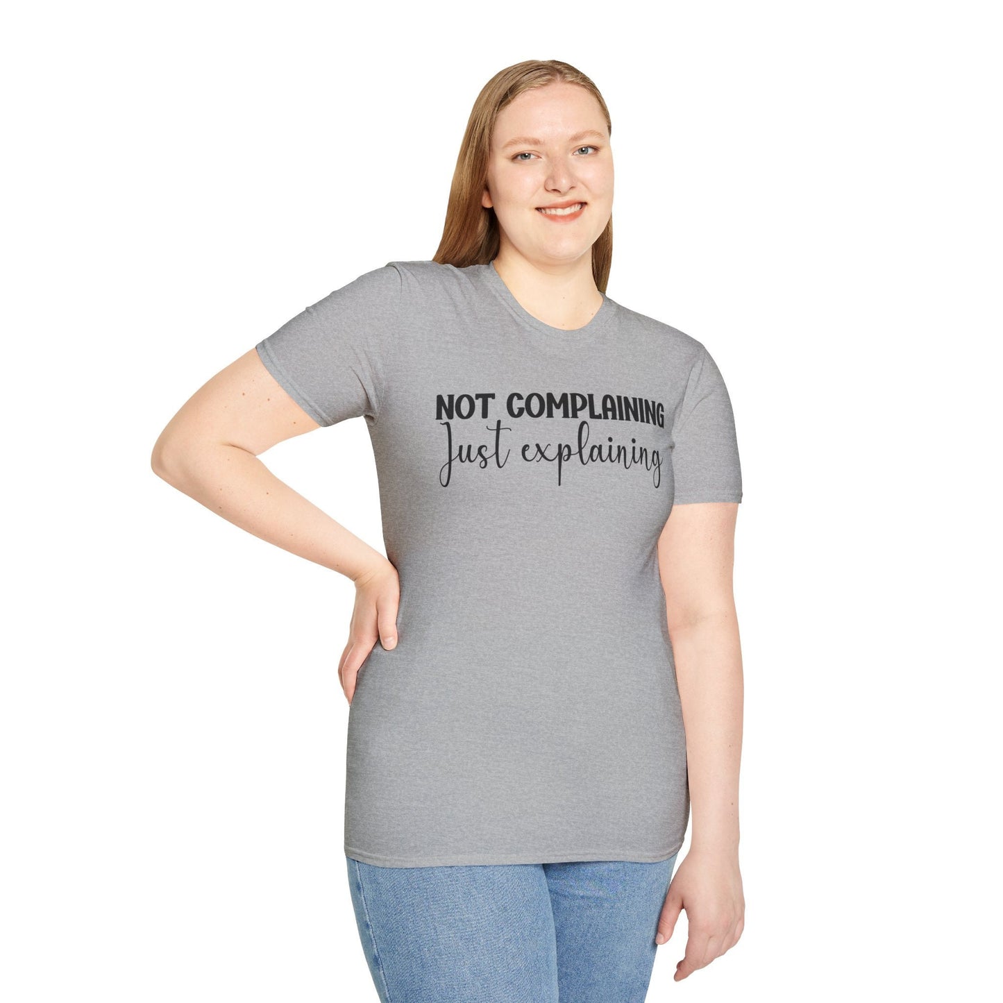 Not Complaining Just Explaining Tshirt, Mental Health Shirt gift for Coworker, Friend, Mom, Wife, Husband