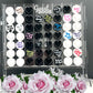 Wedding Guest Book Alternative 16"X15" Connect-4-Hearts Acrylic Drop Box Frame, Acrylic Wedding Sign, Guest Book Sign, Baby Shower Guestbook