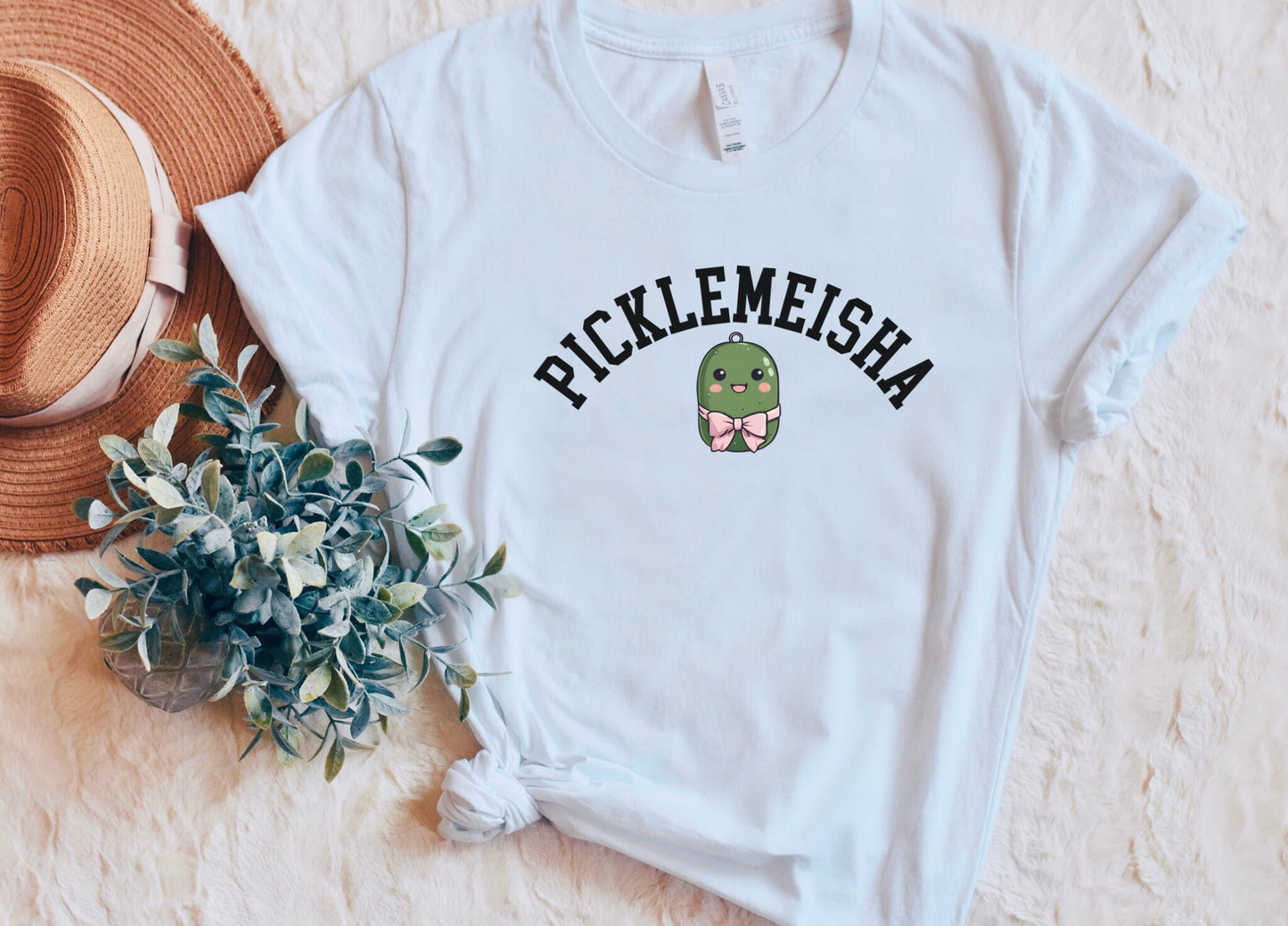 Picklemeisha Tshirt, Funny Casual Pickle Graphic Tees, Gift for Pickle Lover, Humor T-Shirt for her or him