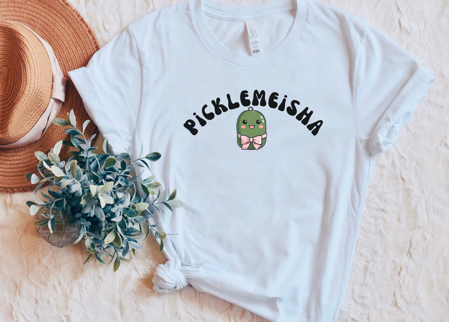 Picklemeisha Tshirt, Funny Casual Pickle Graphic Tees, Gift for Pickle Lover, Humor Tshirt for Her or him- Retro