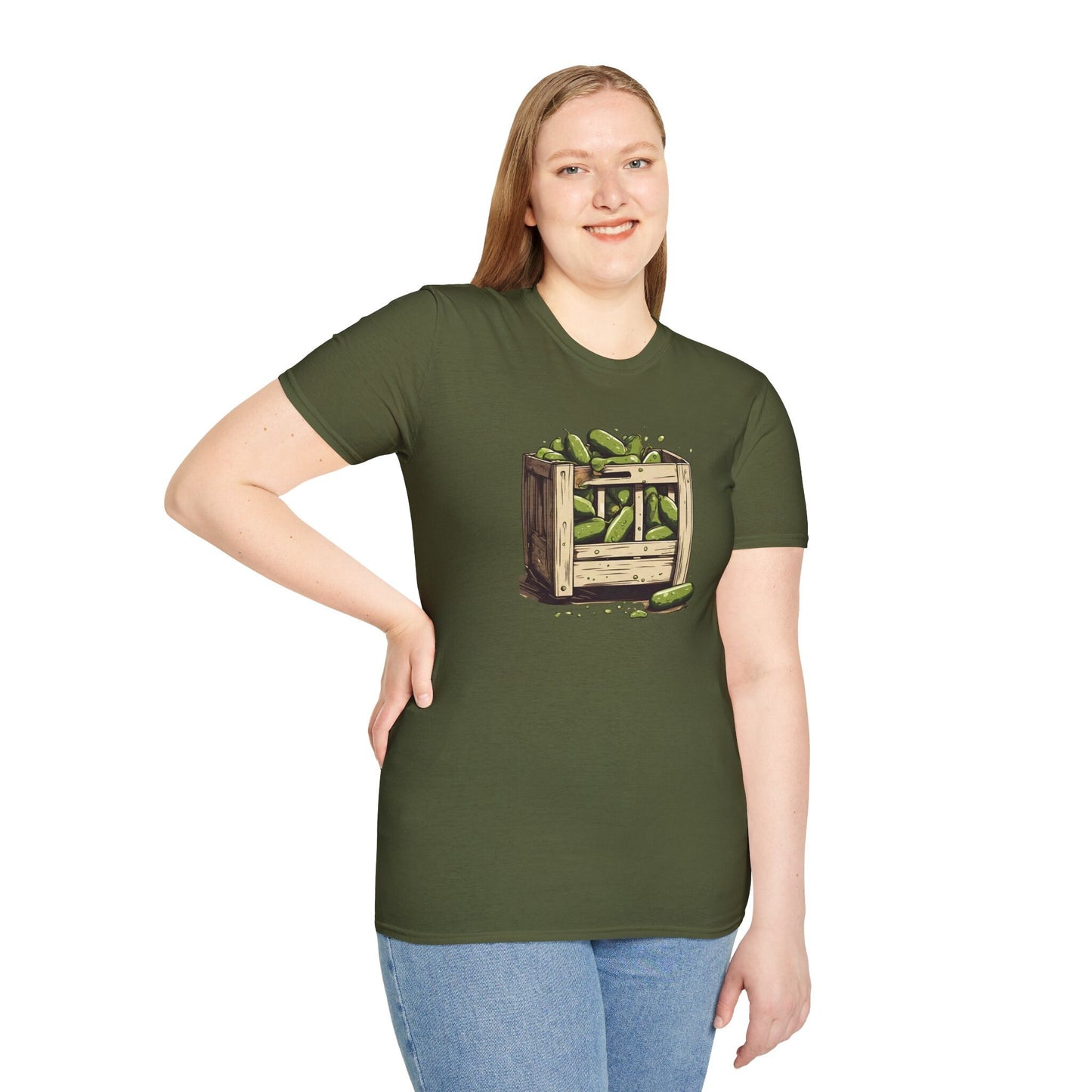 Pickle Tshirt, Foodie Graphic Tees, Summer Casual T shirt Clothing gift for Pickle lovers