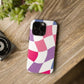 Multicolored Checkered Phone Case Gift for Birthday, Anniversary, House warming, Mother's Day, Graduation for Her/Him