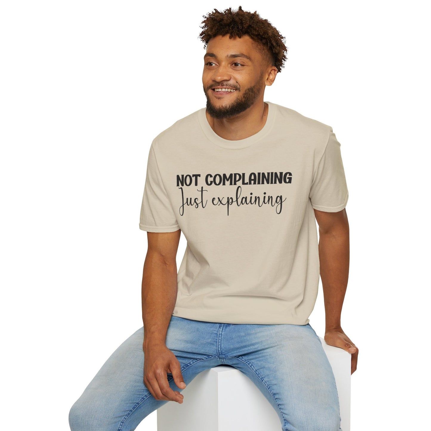 Not Complaining Just Explaining Tshirt, Mental Health Shirt gift for Coworker, Friend, Mom, Wife, Husband