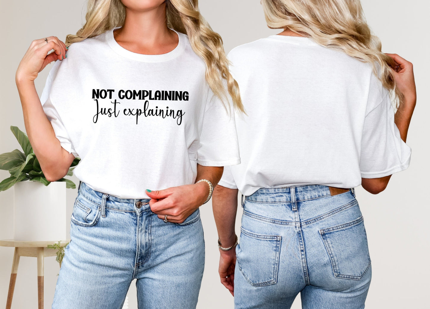 Not Complaining Just Explaining Tshirt, Mental Health Shirt gift for Coworker, Friend, Mom, Wife, Husband