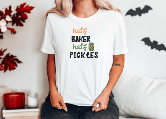 Baker Tshirt,Funny Pickle Shirt, Canned Pickles Gift for Pickle Lovers, Funny Pickle Jar Sweatshirt,Crewneck Humor Canning Jar shirt