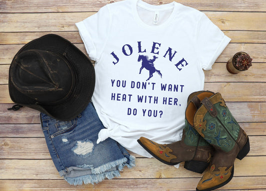 Jolene Shirt Retro 90s Vintage Country Music shirt Western Oversize Cowgirl Cowboy Shirt,  Coquette Wild West Gift,Cool Cowgirl TShirt Gift