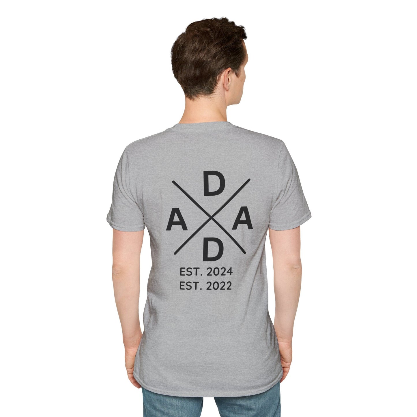 Personalized Dad Shirt, Daddy Shirt, New Dad Father's Day Best Dad shirt Gift, Custom Birthday Gift for Girl Dad, Boy Dad Baby Announcement