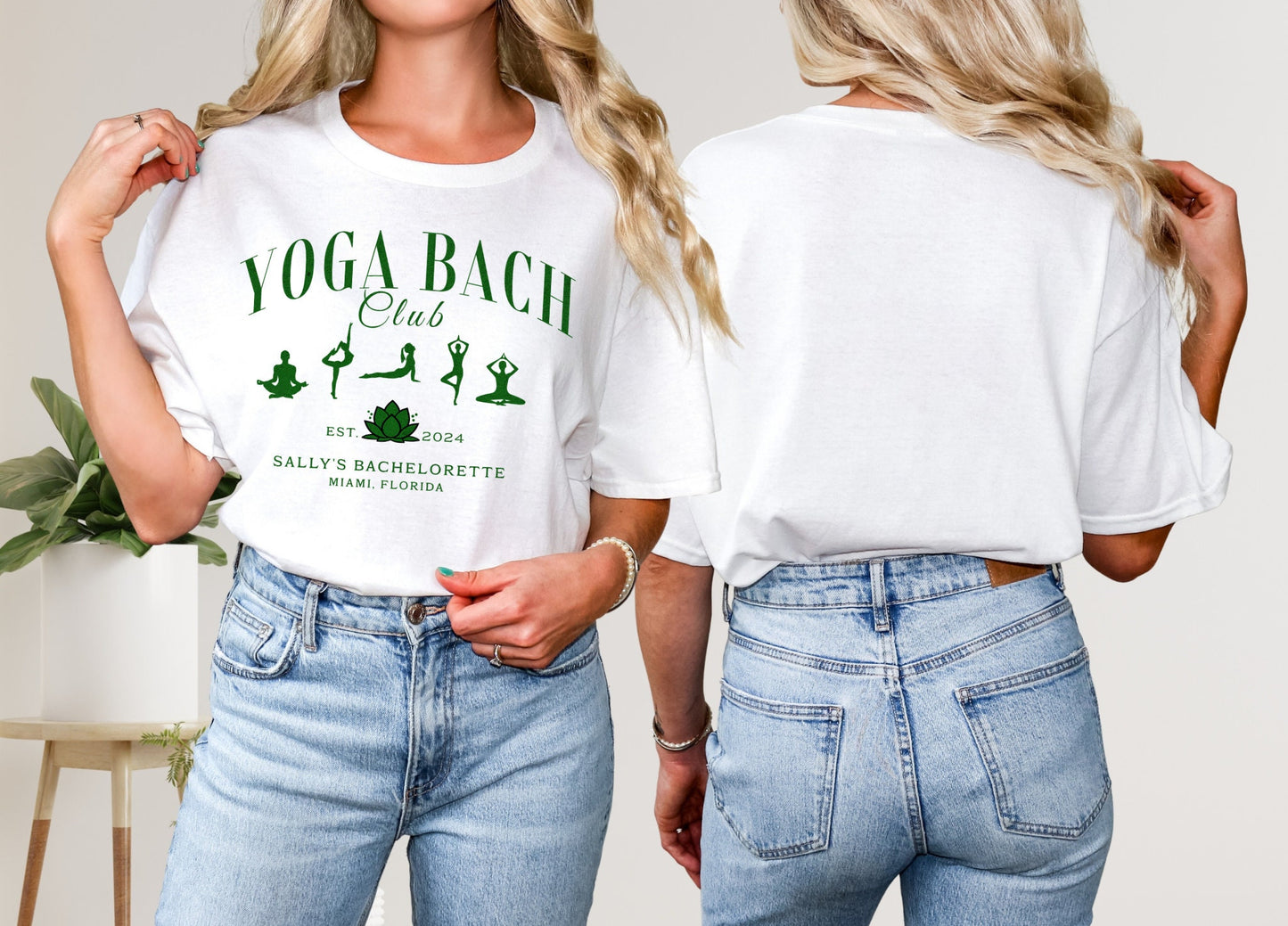 Yoga Bachelorette Party Shirts,Personalized Bridesmaid Shirts, Camp Bachelorette Party, Wellness Bachelorette, Camp Bach Shirt, Bach Club