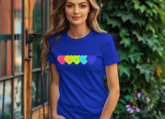 Pride Shirt, Unisex Rainbow Heart Shirt, Love is Love, LGBTQ Pride Shirt, Pride Month Gift, Gay Lesbian Birthday Gift, LGBT Shirt Funny