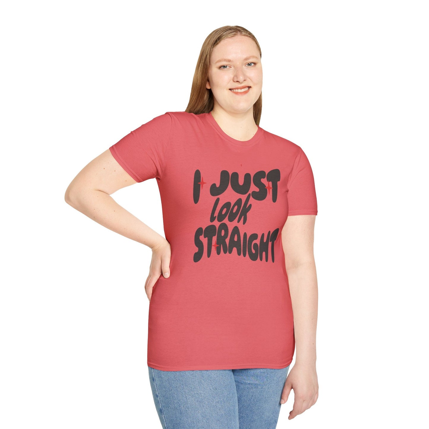 Unisex I just Look Straight Shirt, Funny Pride Shirt, Pride Month Gift, Gay Rights Equality Tshirt, Lesbian Gift, LGBTQ, Bisexual Gay Shirt