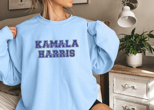 Kamala Harris Sweatshirt, 2024 USA Election Sweatshirt, Gift for Wife, Madam President, Harris 47th President, Political Campaign Sweatshirt