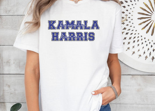 Kamala Harris 2024 Shirt, Comfort Colors USA Presidential Election Shirt, Madam President Shirt Gift Democrat, Harris 2024 Campaign Shirt