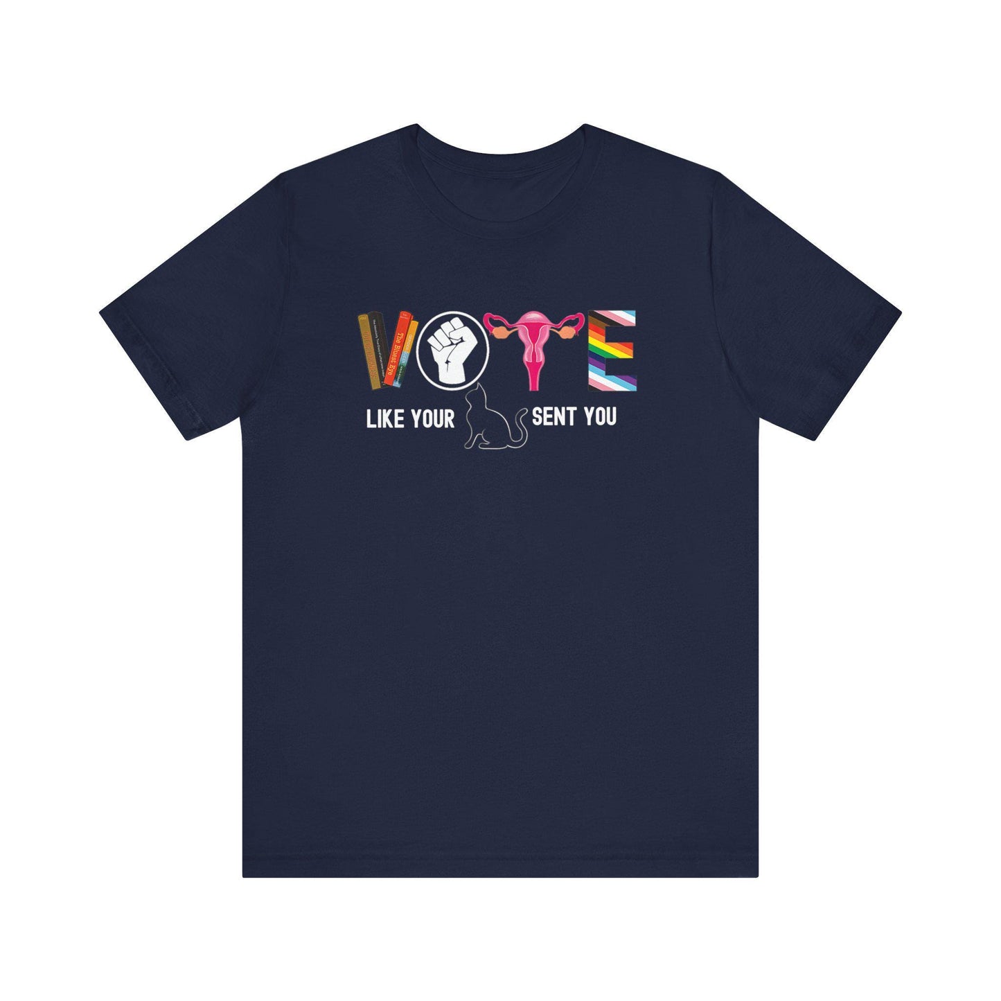 Vote Shirt, 2024 Election shirt, Reproductive Rights Gay rights, Childless Cat Lady Shirt, Cat Mom Vote Shirt, Harris 2024 Rally TShirt