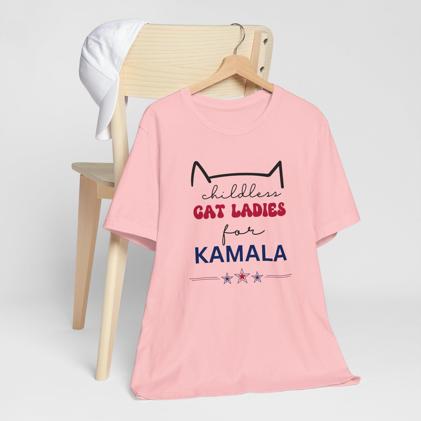 Childless Cat ladies Shirt, 2024 Election Shirt Kamala Harris, Campaign Tshirt, Harris Rally T Shirt, Cat Mom Gift, Madam President Comma