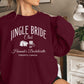 Personalized Christmas Bachelorette Sweatshirt, Jingle Bride Club Sweatshirts for Bridemaids, Winter Wedding Bachelorette Party Gifts