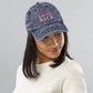 We Are Not Going Back Hat, Embroidered Vintage aesthetic Cotton Twill Hat, Harris 2024 Cap Campaign, Feminist Madam President Hat