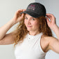 We Are Not Going Back Hat, Embroidered Vintage aesthetic Cotton Twill Hat, Harris 2024 Cap Campaign, Feminist Madam President Hat